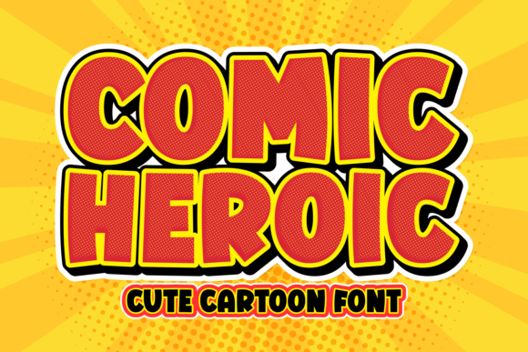 Comic Heroic: Bold Typography for Creative Projects