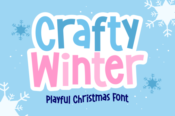 Crafty Winter: A Playful Handwritten Christmas Font