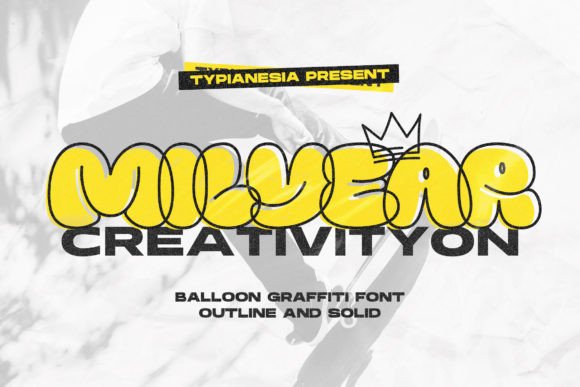 Milyear Solid: Strategic Typography for Urban Branding and Playful Design