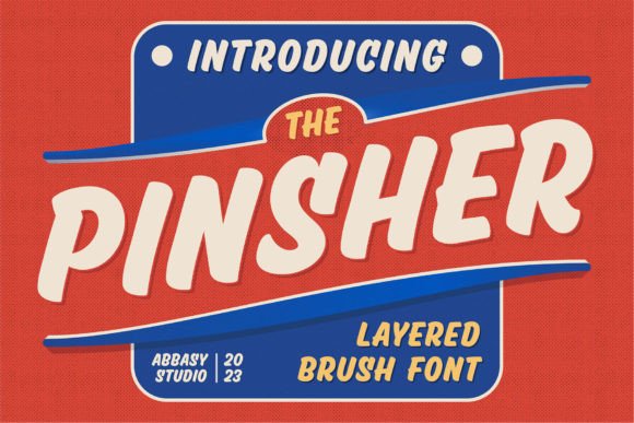 Pinsher: Authentic Retro Typography for Modern Design