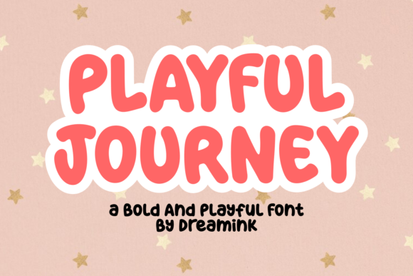 Playful Journey: A Bold Typography Choice for Creative Projects