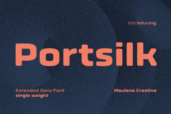 Portsilk: A Modern Sans Display for Bold Branding