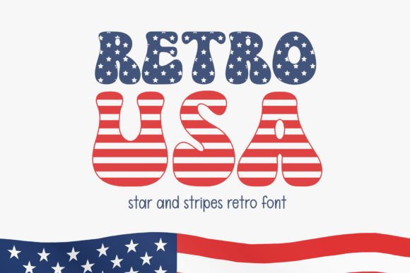 Retro Usa: A Patriotic Font for Bold American Designs
