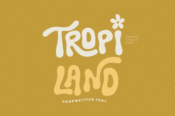 Tropi Land: A Playful Handwritten Font for Bold Branding