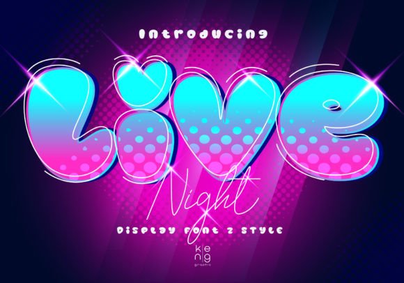 Unleashing Bold Creativity: A Deep Dive into the Live Night Display Font