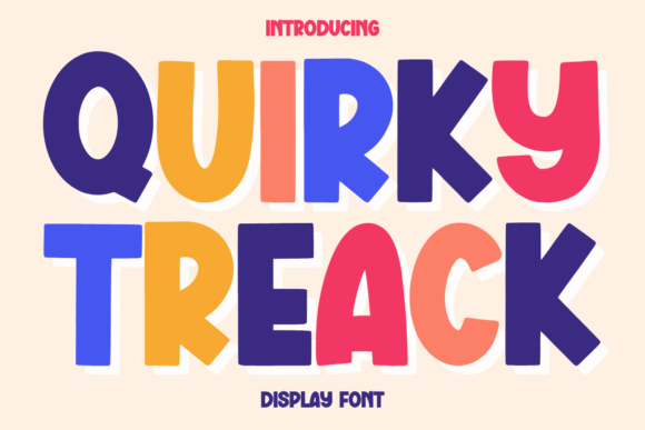 Unlock Creative Potential with Quirky Treack: The Ultimate Display Font for Every Project